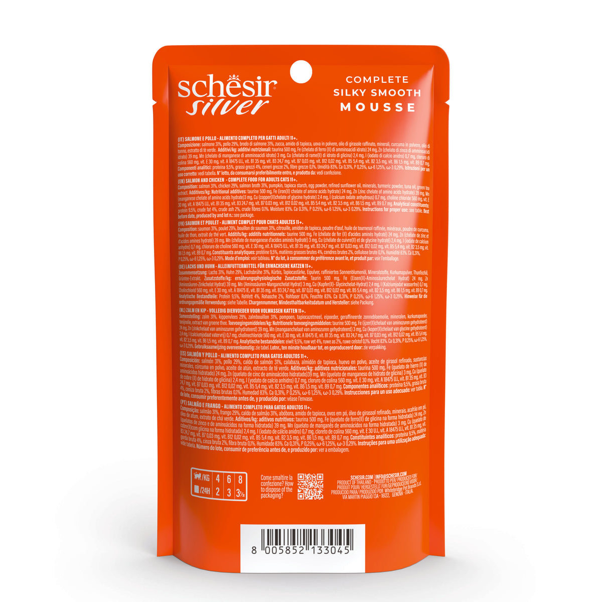 SCH Silver Mousse Salmone 12x80 g