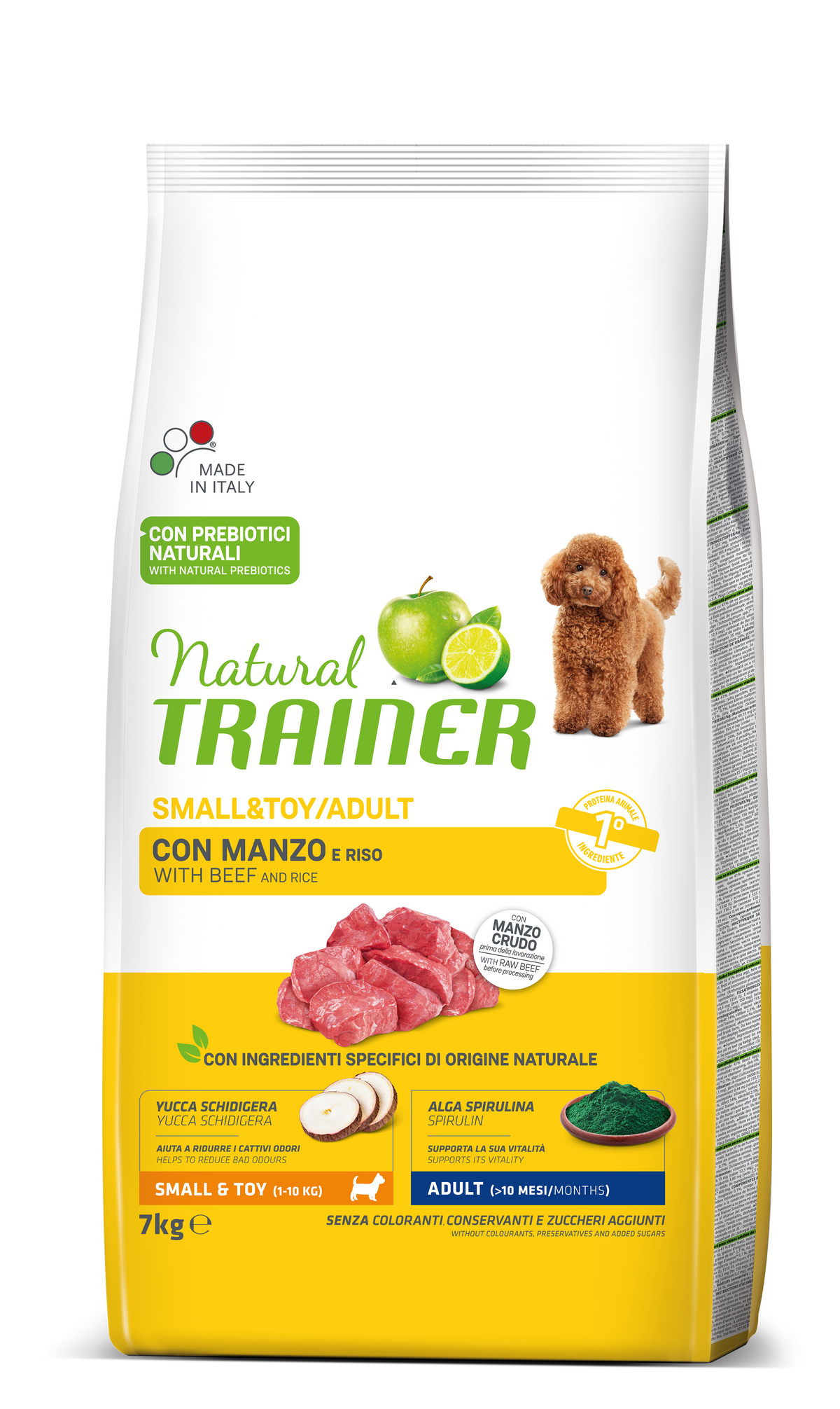Natural Trainer Dog S&T Manzo e Riso 2 kg
