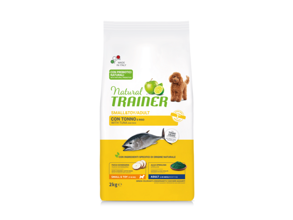 Natural Trainer Dog S&T con Tonno e Riso 2 kg