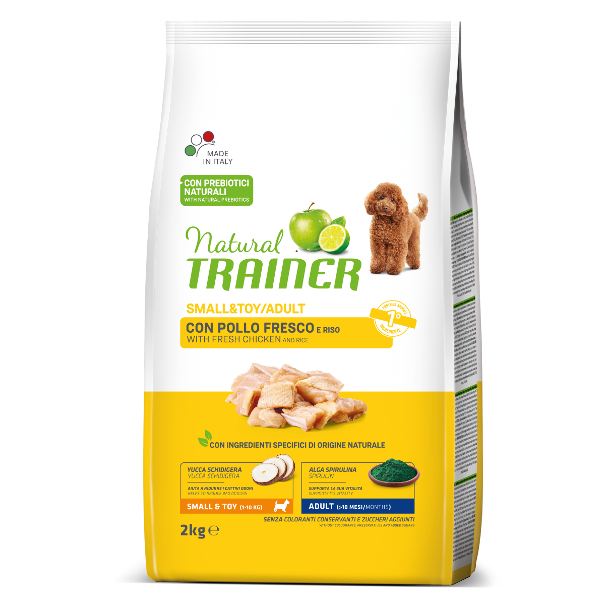 Natural Trainer Dog Adult S&T Pollo Fresco e Riso 2 kg.