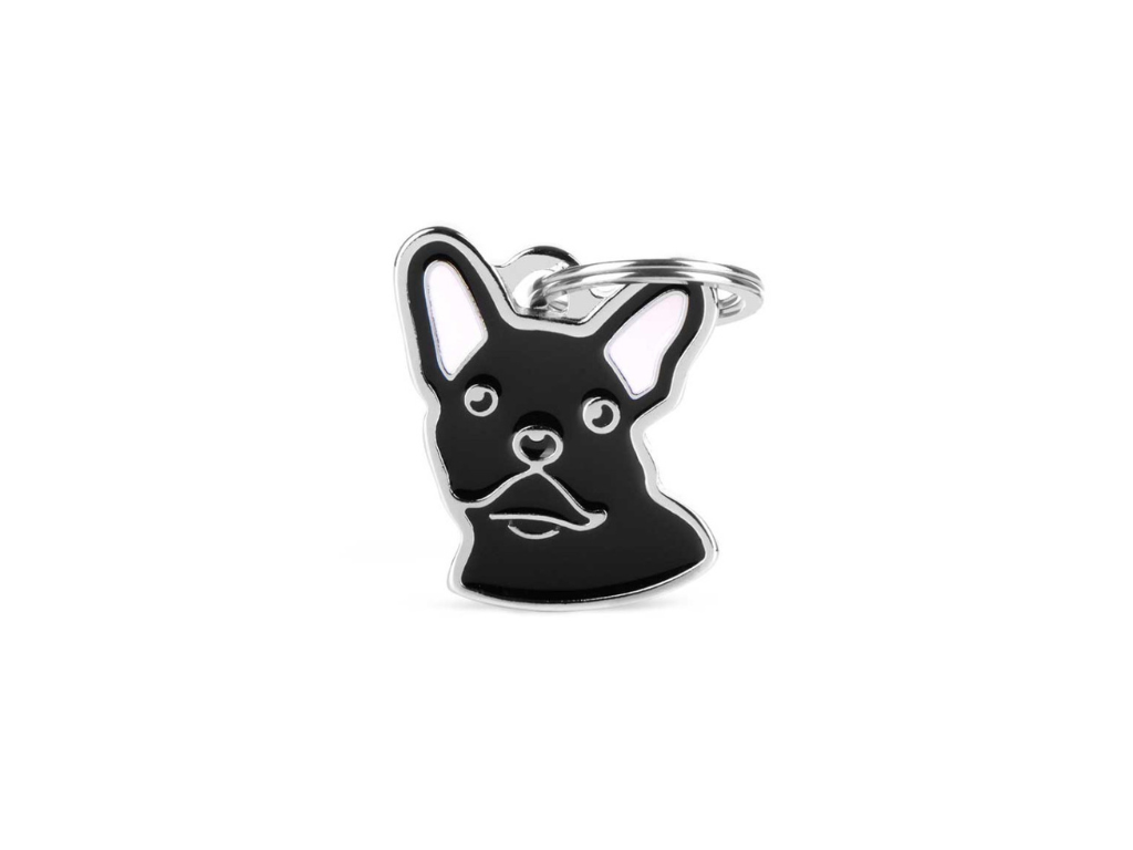 Medaglietta French Bulldog Nero
