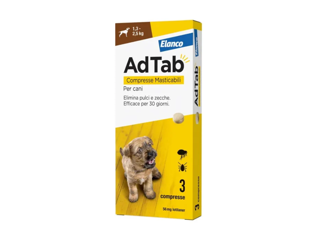 Adtab 56.25 mg X3BLCD da 1,3-2,5 kg