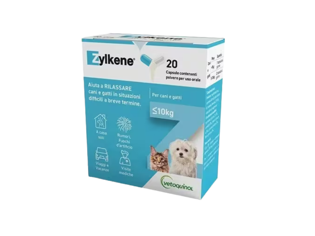 Zylkene Cani e Gatti Fino 10 kg.