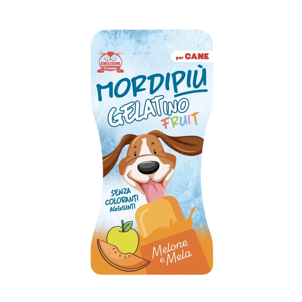 Gelatino Fruit Cane Mela Melone 50 g