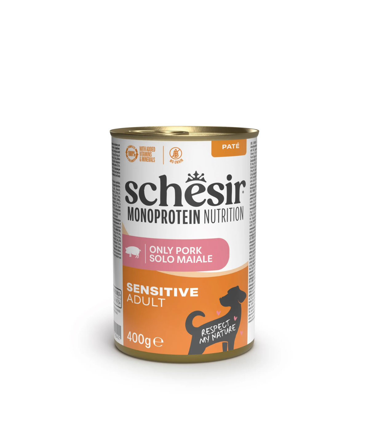 Schesir Dog Monoprotein Maiale 400 g Pate