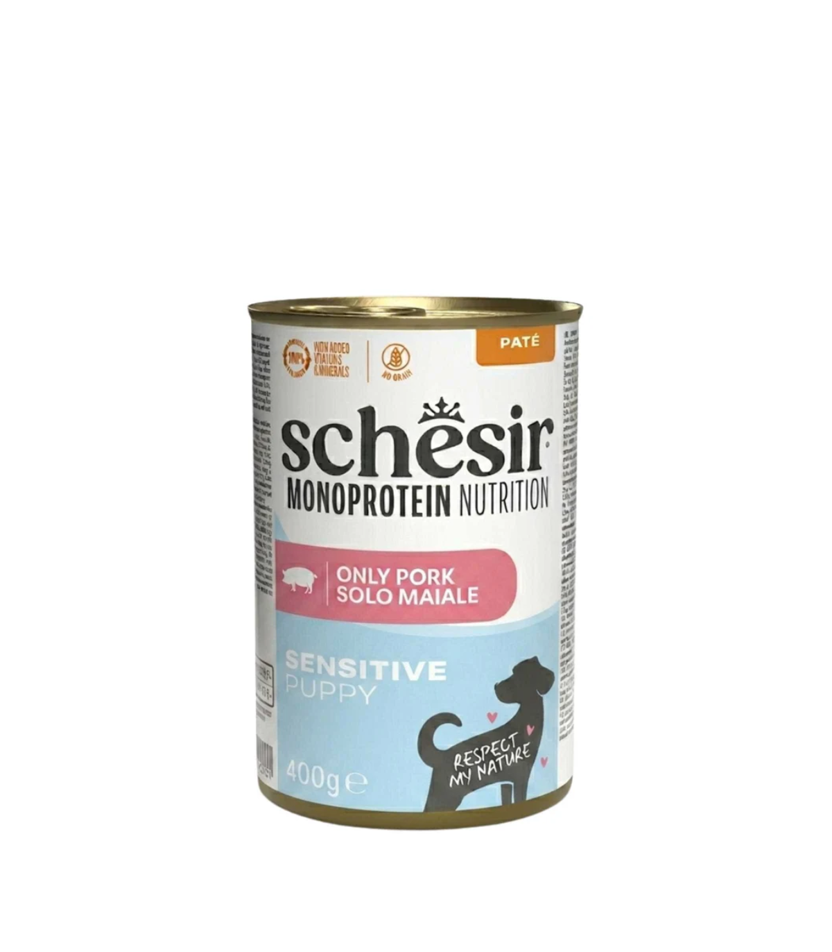 Schesir Dog Monoprotein Puppy Maiale 400 g Pate