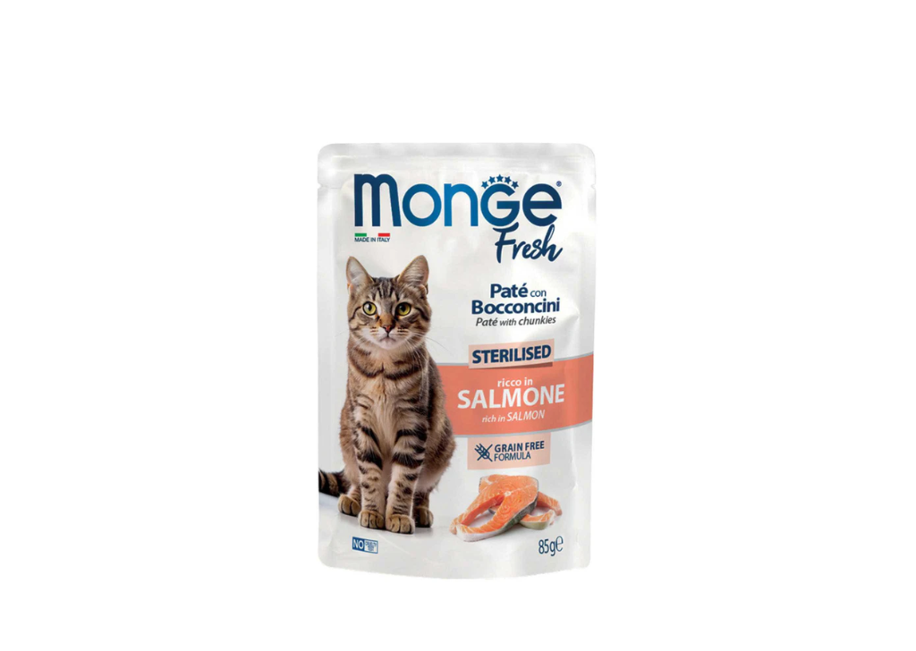 Monge Fresh Busta Cat Sterilized Salmon 85 g