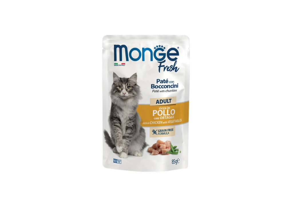 Monge Fresh Busta Cat Adult Pollo/ortaggi 85 g