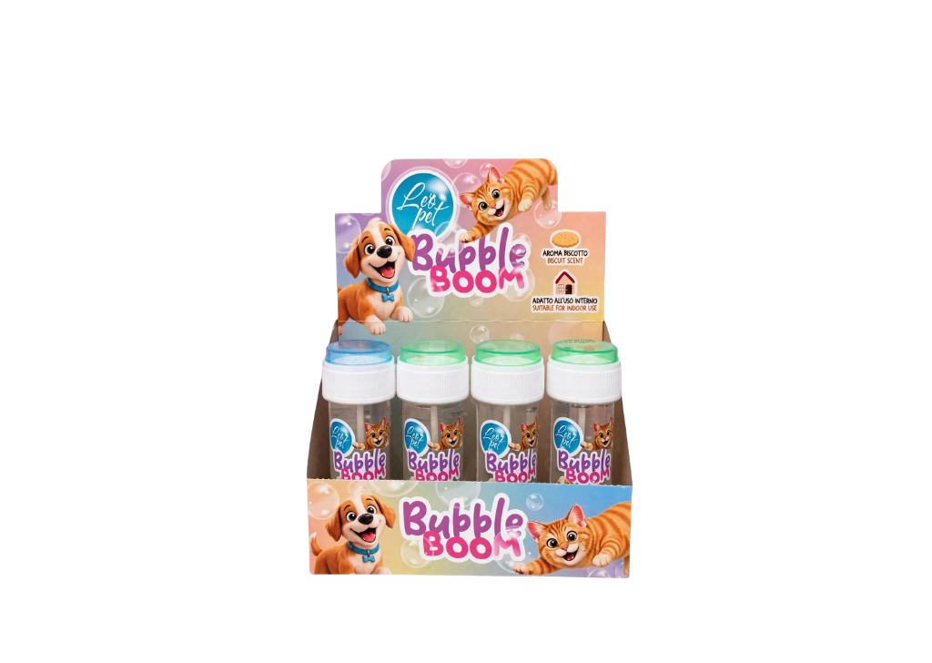 Leo Pet Bolle di Sapone per Cani e Gatti Aroma Biscotto