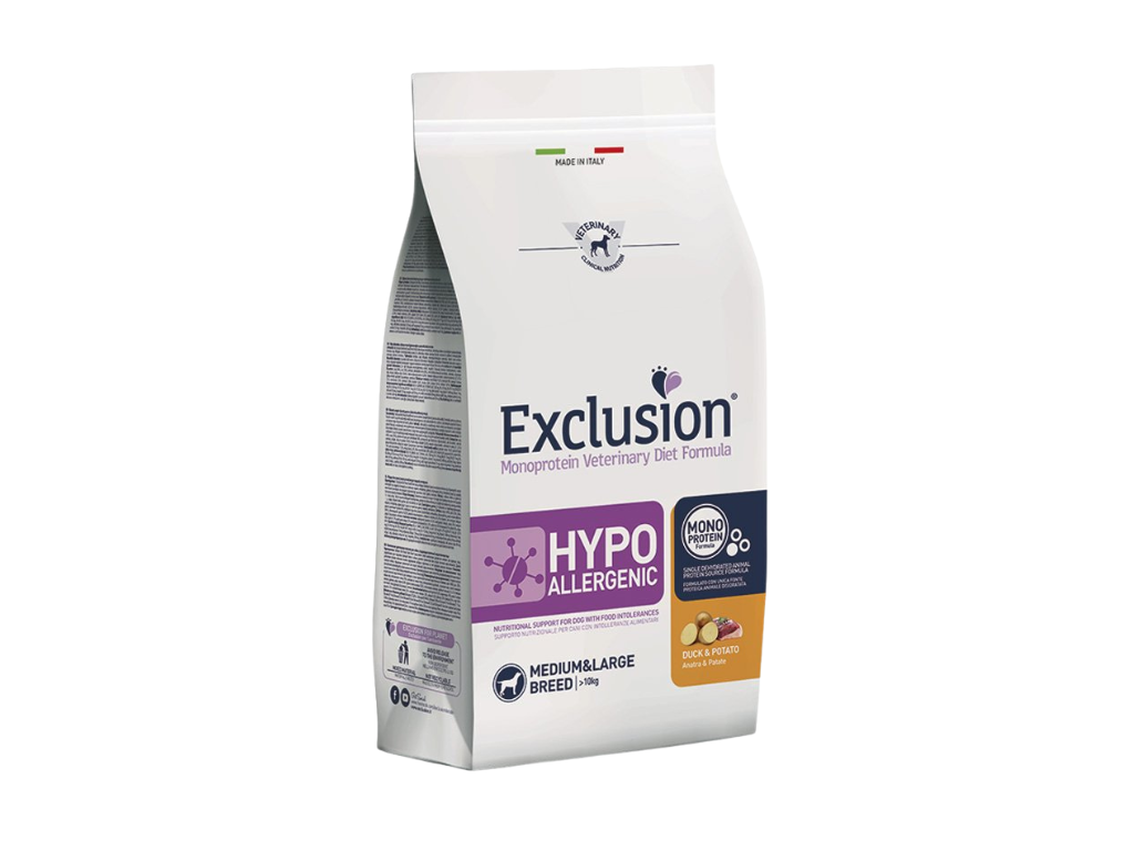 Exclusion Diet Hypoallergenic Anatra e Patate Medium/large 12 kg