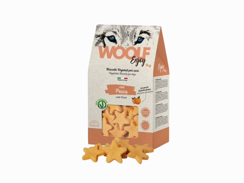 Biscotti Woolf con Pesca