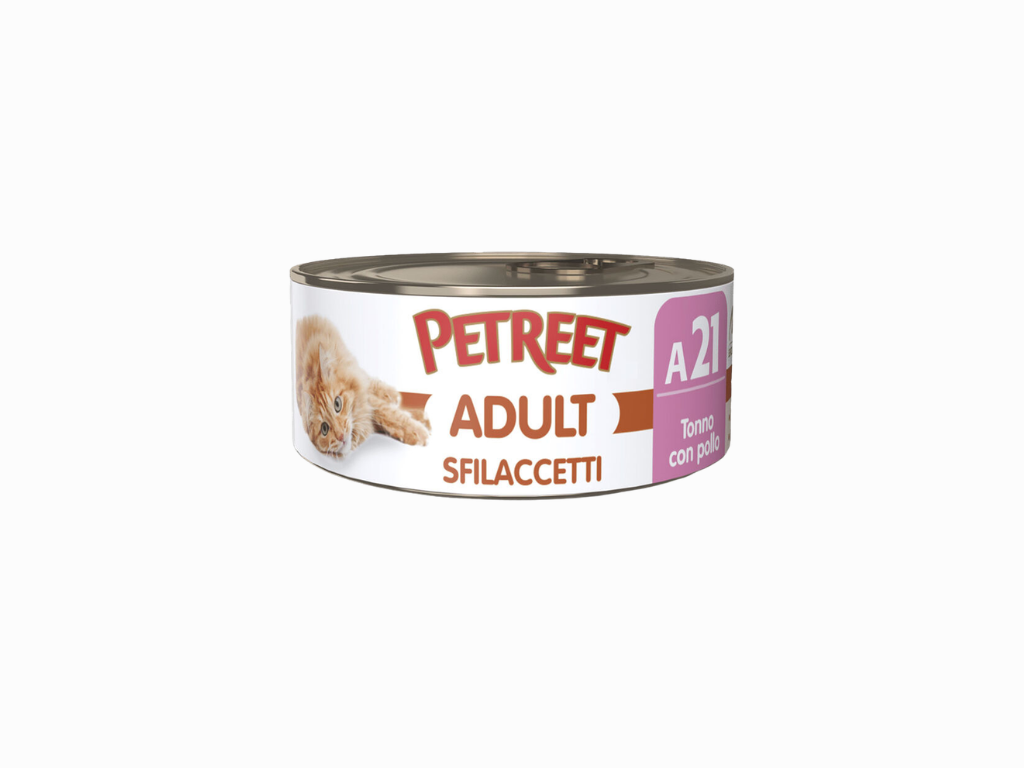 Petreet Sfilaccetti A21 Tonno e Pollo 70 g