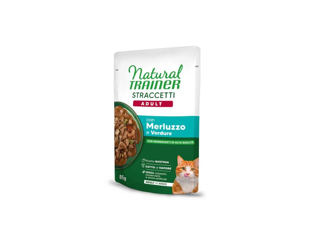 Natural Trainer Straccetti Merluzzo e Verdure 70 g