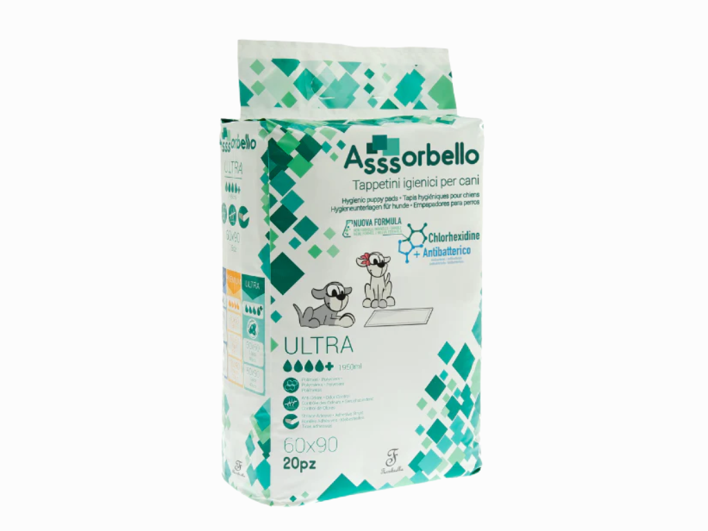 Tappetini Assorbello 20 pz con Clorexidina