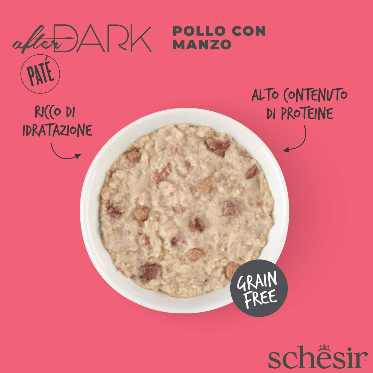 Schesir Pollo Manzo 80 g Filetti