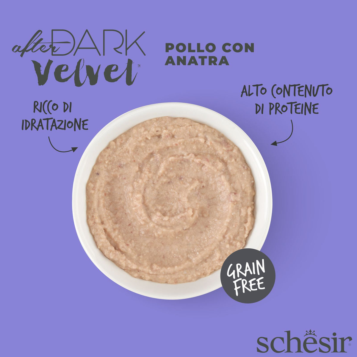 Schesir Velvet Mousse Pollo Anatra 80 g