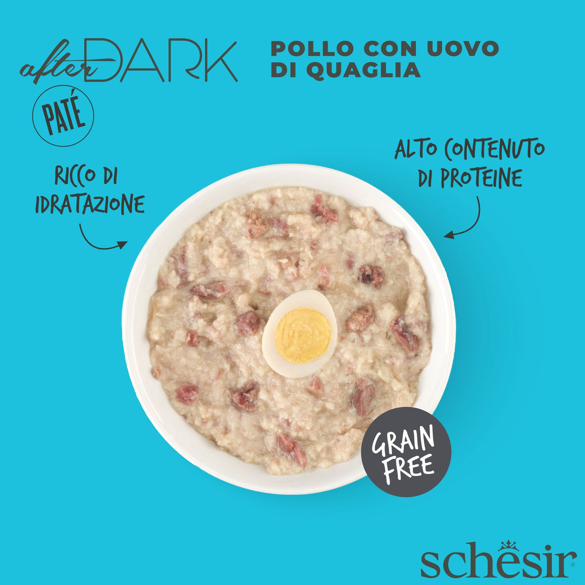 Schesir Pollo Uovo 80 g Filetto