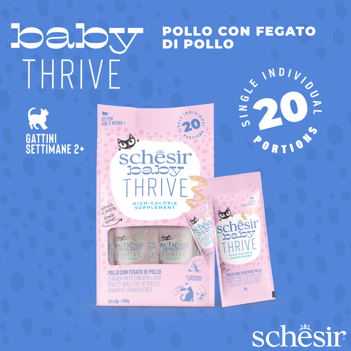 Baby Trive Pollo 20 per 8 g