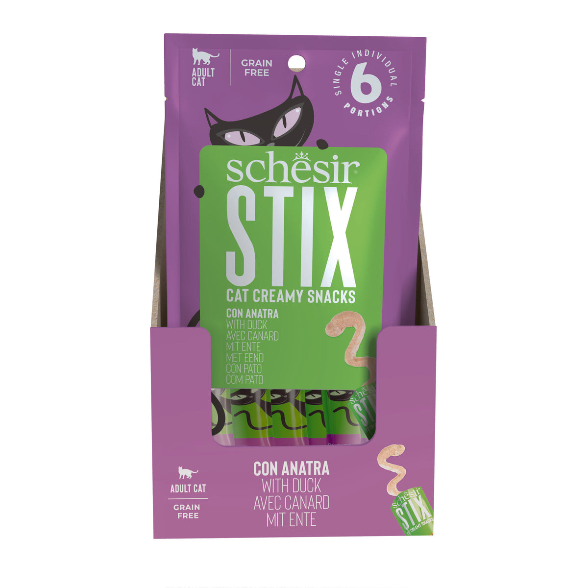 Stix Cat Cream Anatra 6/15 g