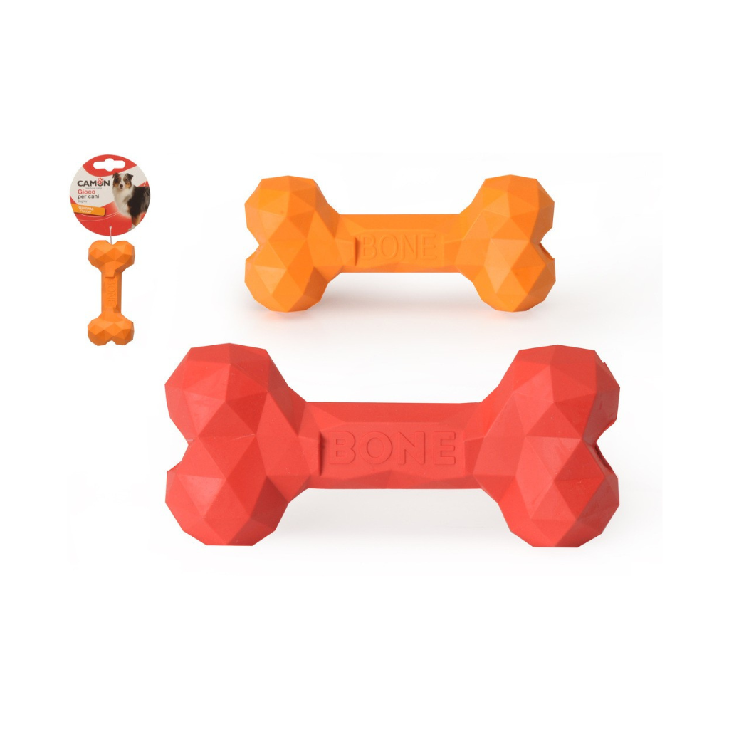 Camon Gioco Cane Osso Geometrico in Gomma