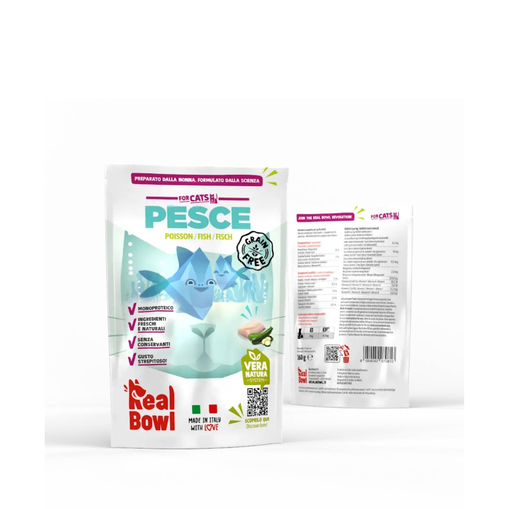Real Bowl Busta Cat Pesce 160 g