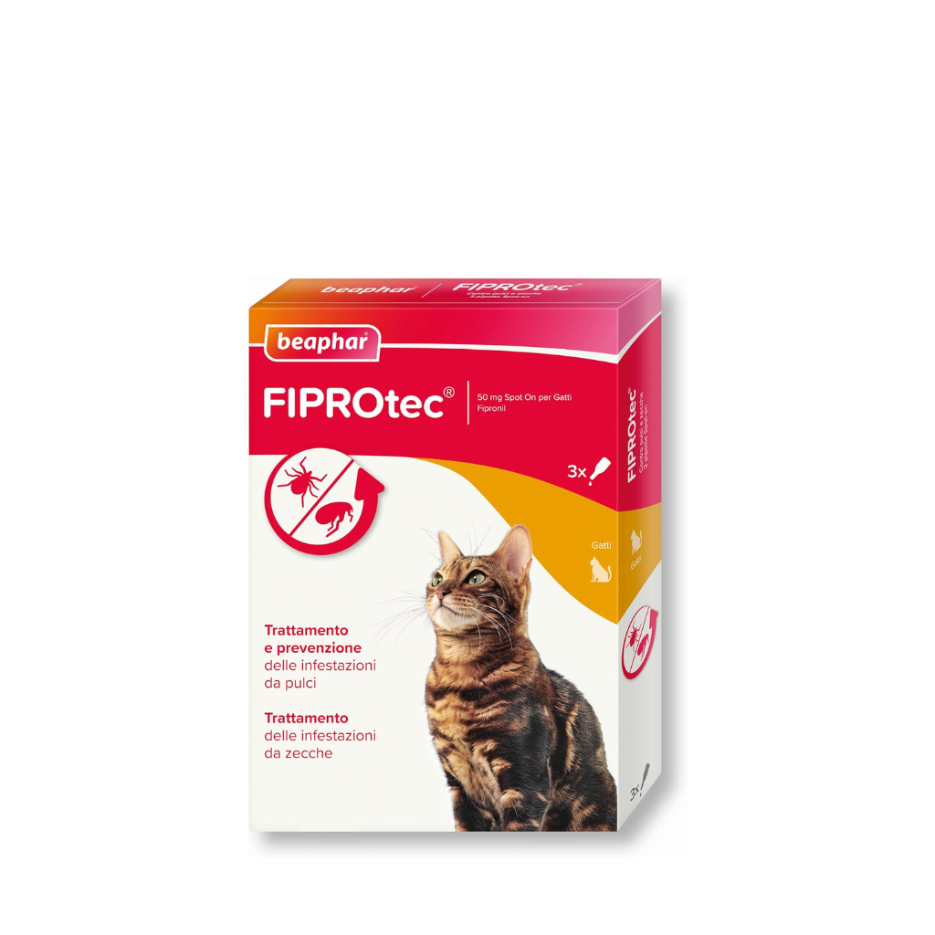 Beaphar Fiprotec Gatto 3x50 mg