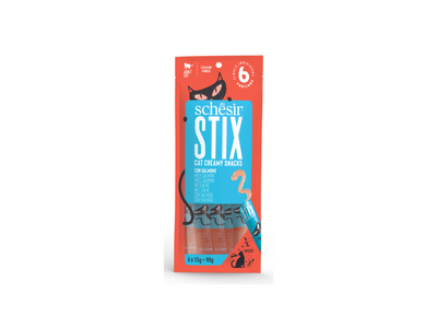 Stix Cat Cream Snack Salmone 6/15 g