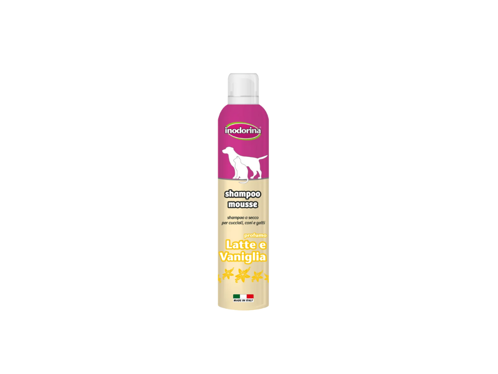 Inodorina Shampoo Mousse Lat. vaniglia 300 ml.