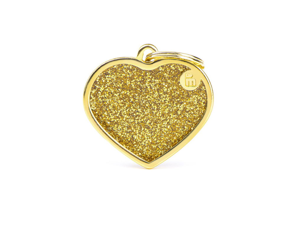 Cuore Glitter Oro Shine New