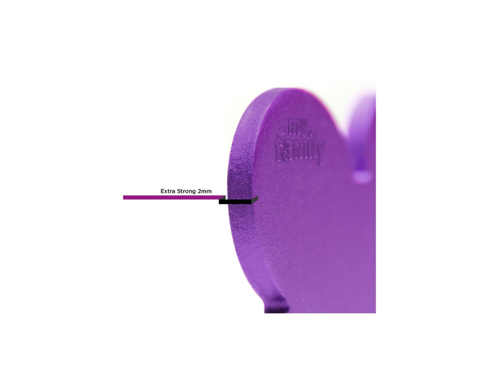 Cuore L Alluminio Viola Basic