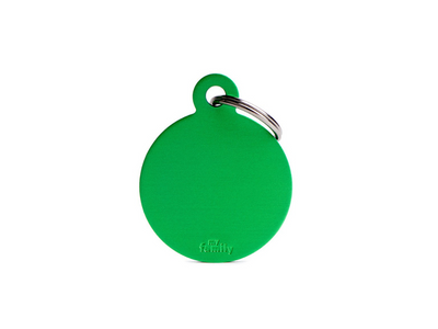 Medaglietta Basic Cerchio Piccolo in Alluminio