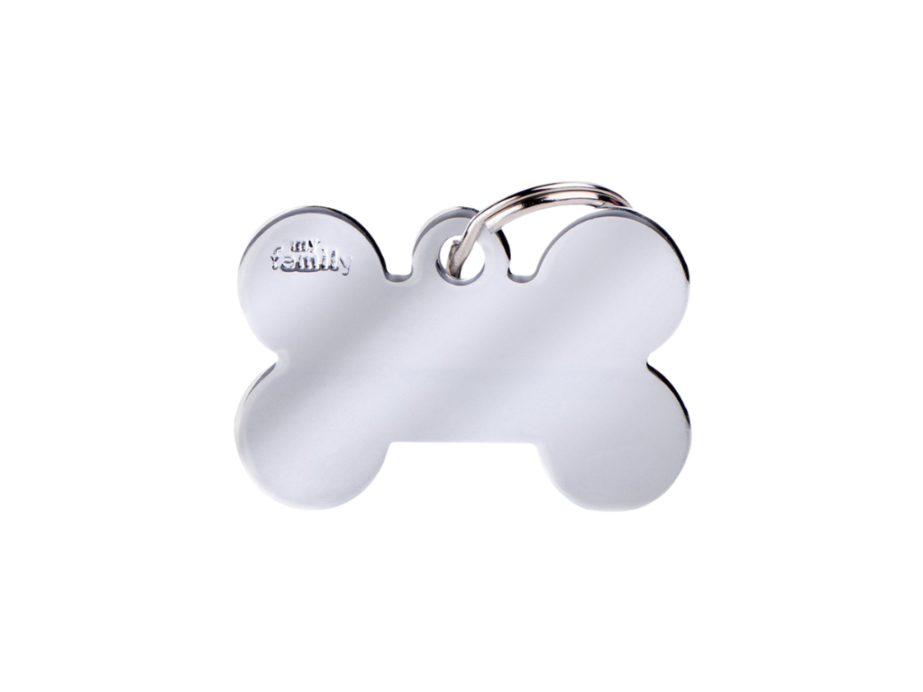 Medaglietta BIG Bone Aluminium Cromato