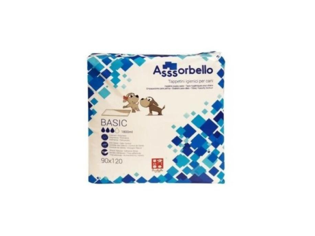 Pann. basic 90x120 10 pz. Assorbello