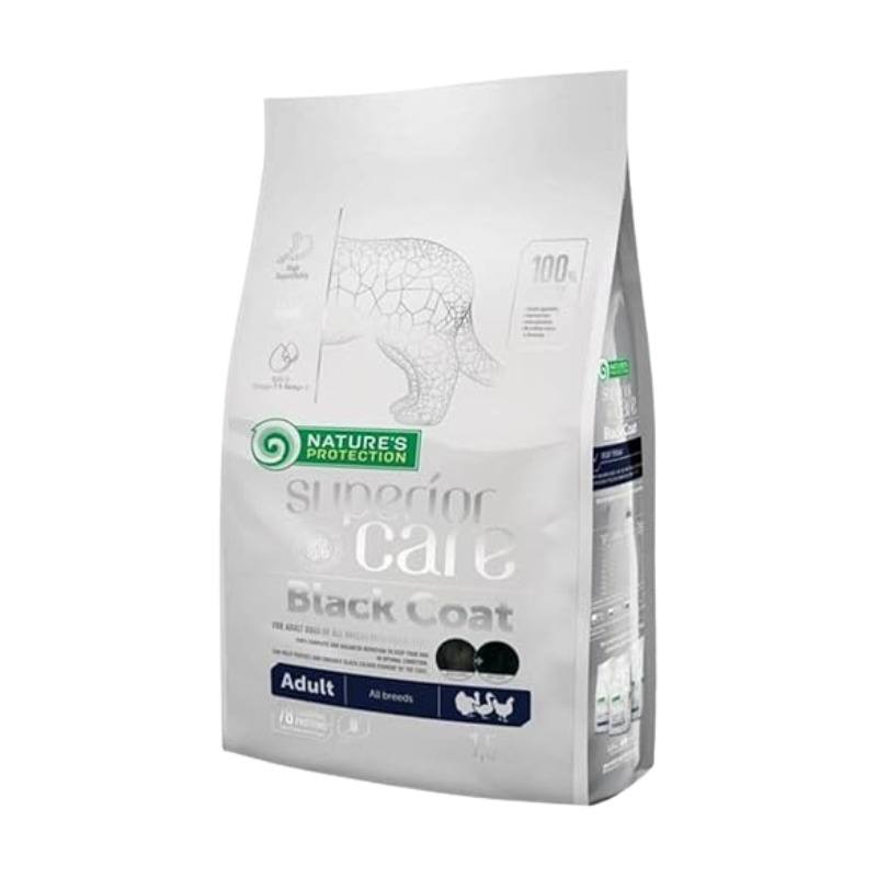 Nature's Protection Siperior Care Dark Coat Poultry Dog All Breed 1,5 kg