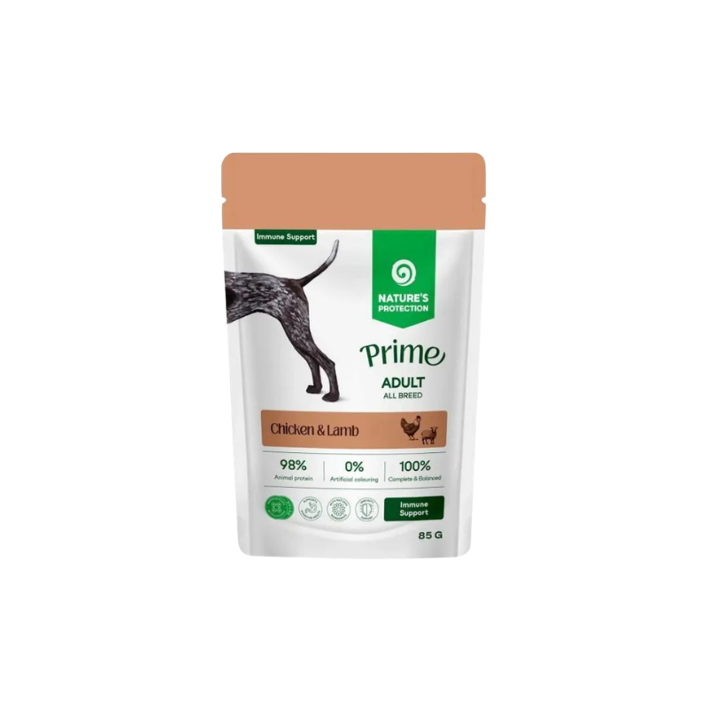 Nature's Protection Busta Adult Dog Immune Support Pollo e Agnello 100 g