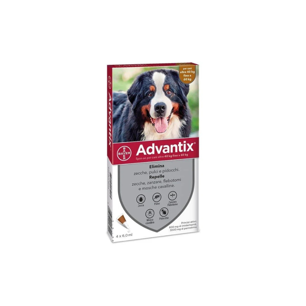 Advantix 4x6,0 ml da 40 kg a 60 kg