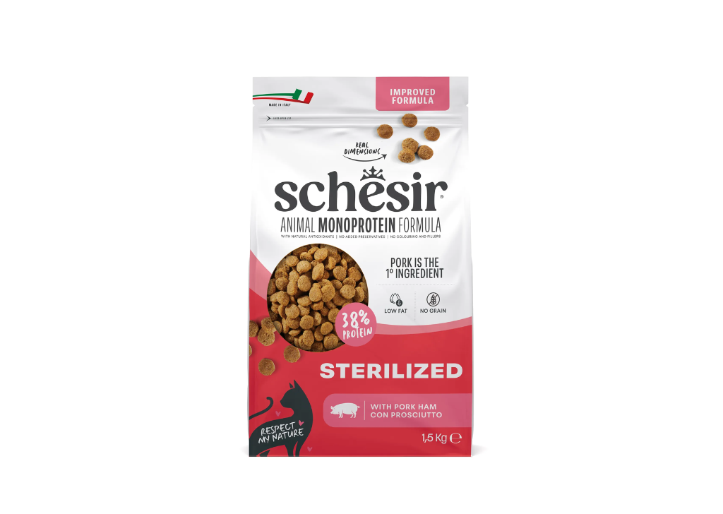 Schesir Cat Sterilized Monoprotein Prosciutto 400 g