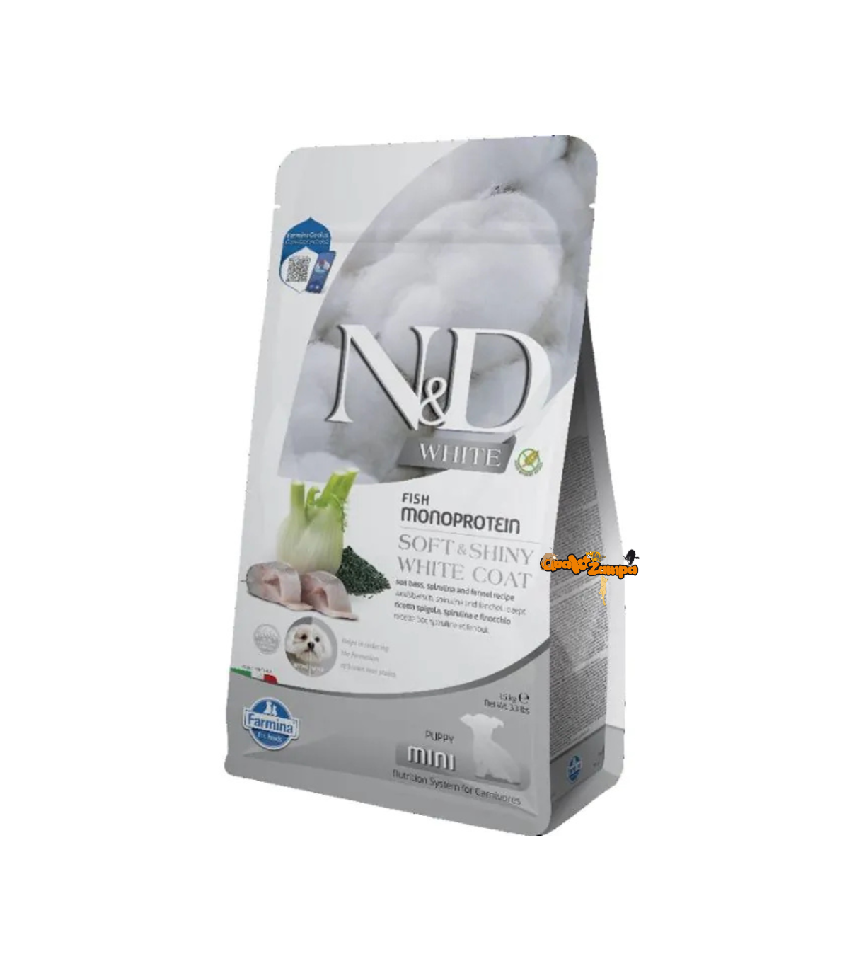 Farmina N&D White Puppy Mini Seabass 1,5 kg