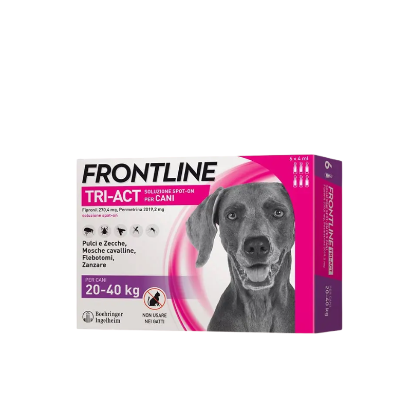 Frontline Tri-act 20-40 kg 6FIALE