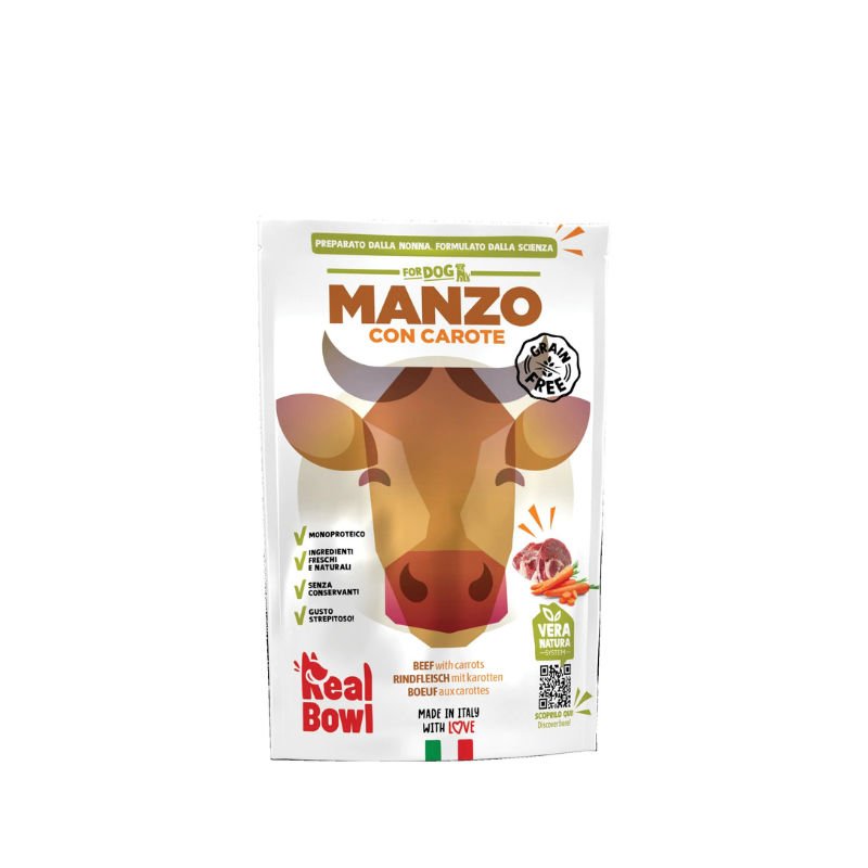 Real Bowl Busta Cane Manzo 150 g