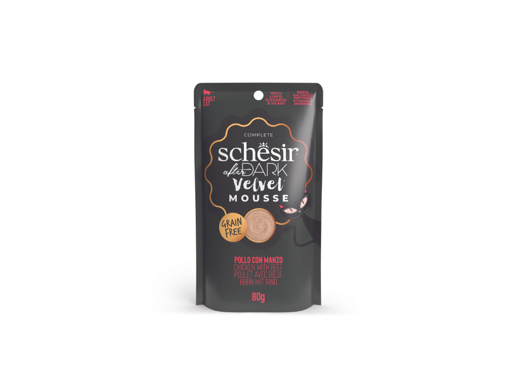 Schesir Velvet Mousse Pollo Manzo 80 g