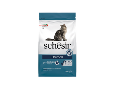 Schesir dry original hairball pollo 400 g