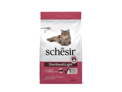 Schesir Dry Original Sterilized & light con prosciutto 1,5 kg