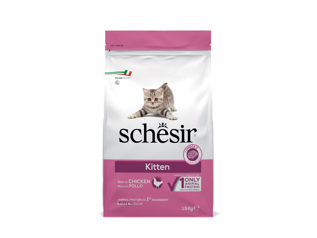 Schesir Dry Original Kitten al pollo 1,5 kg