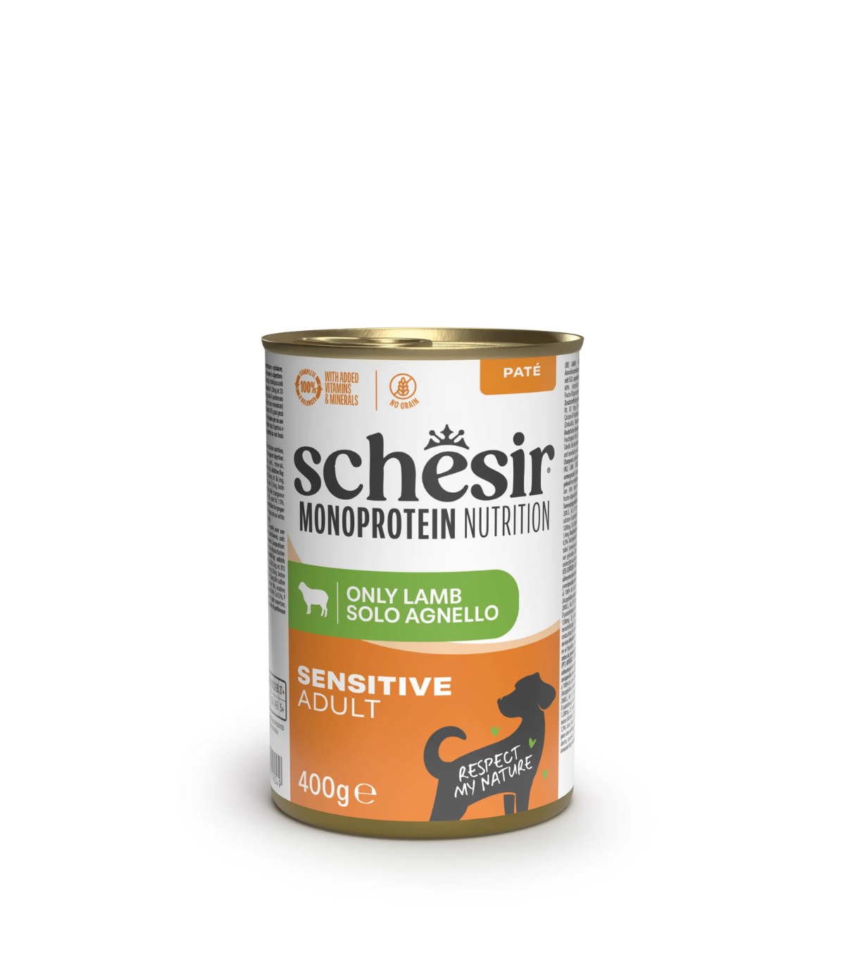 Schesir Dog Monoprotein Agnello 400 g Pate