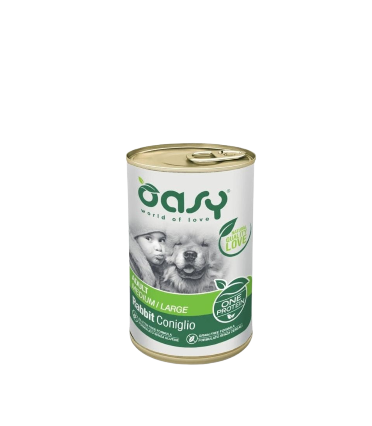Oasy Adult Lattina M/L Coniglio 400 g