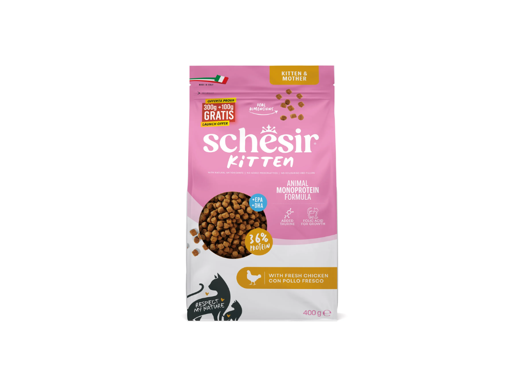 Schesir Cat Kitten Monoprotein Pollo 400 g
