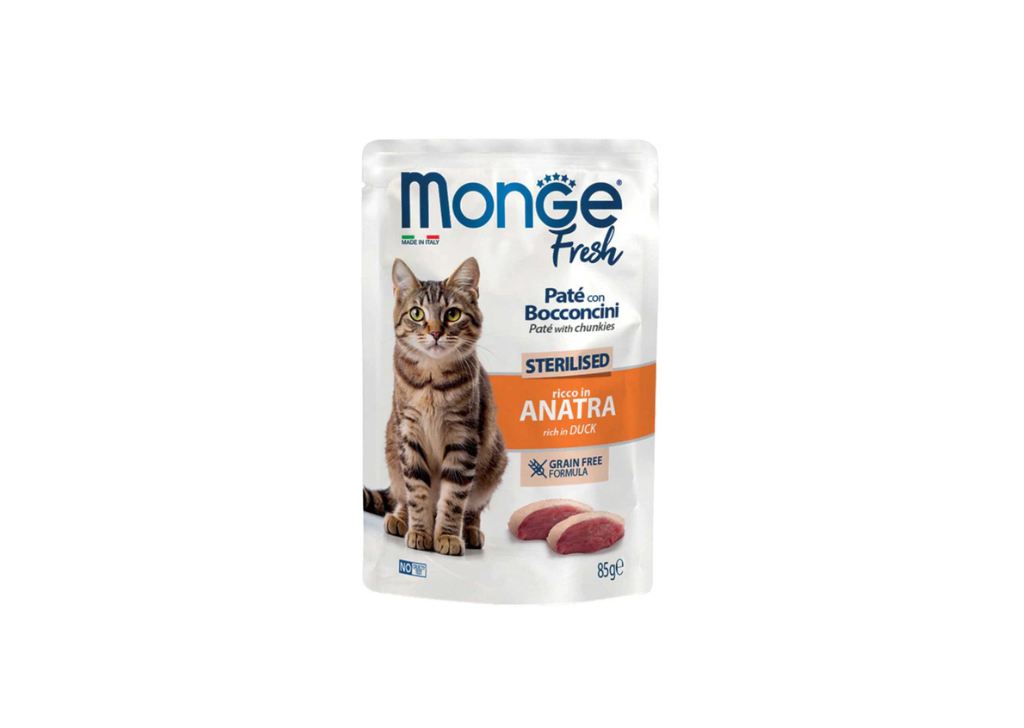 Monge Fresh Busta Cat Sterilized Anatra 85 g