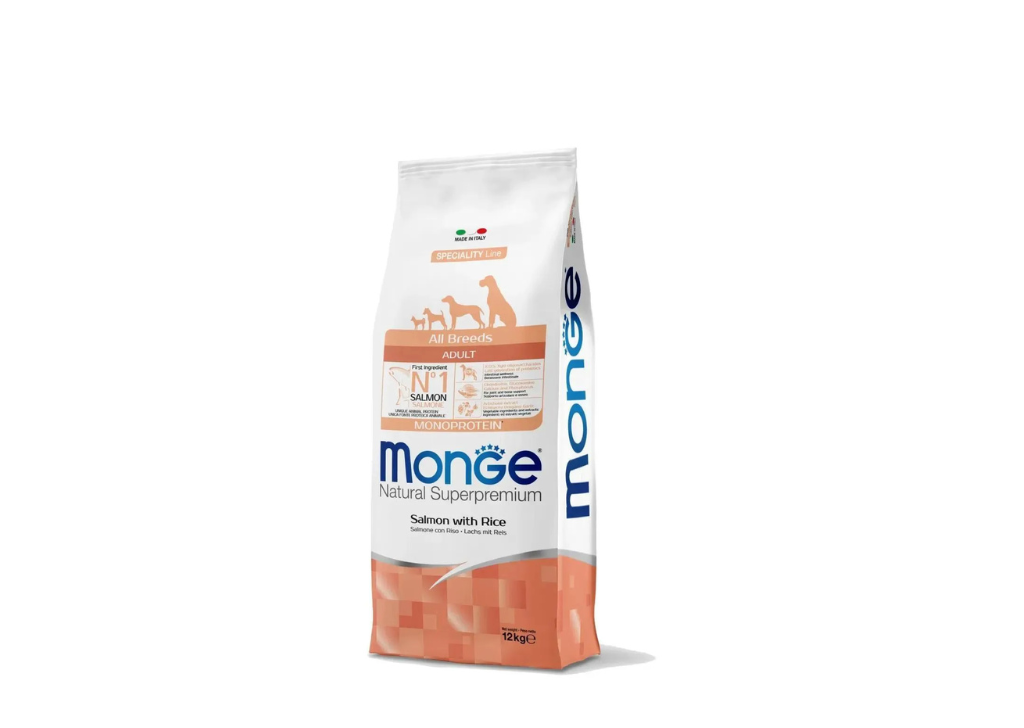Monge All Breeds Adult Salmone e Riso 12 kg