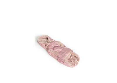 Fashion Dog Cappotto Trapuntato con Fodera in Eco Pelliccia 27 Rosa